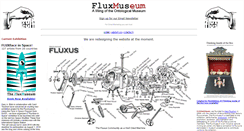 Desktop Screenshot of fluxmuseum.org
